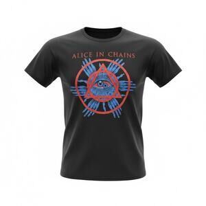 Alice In Chains Graphic T Shirt XL Black Band Tee